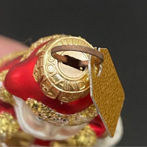 Vintage Discovery Channel Store Handblown Santa Bonanza Ornament Poland - Picture 14 of 16